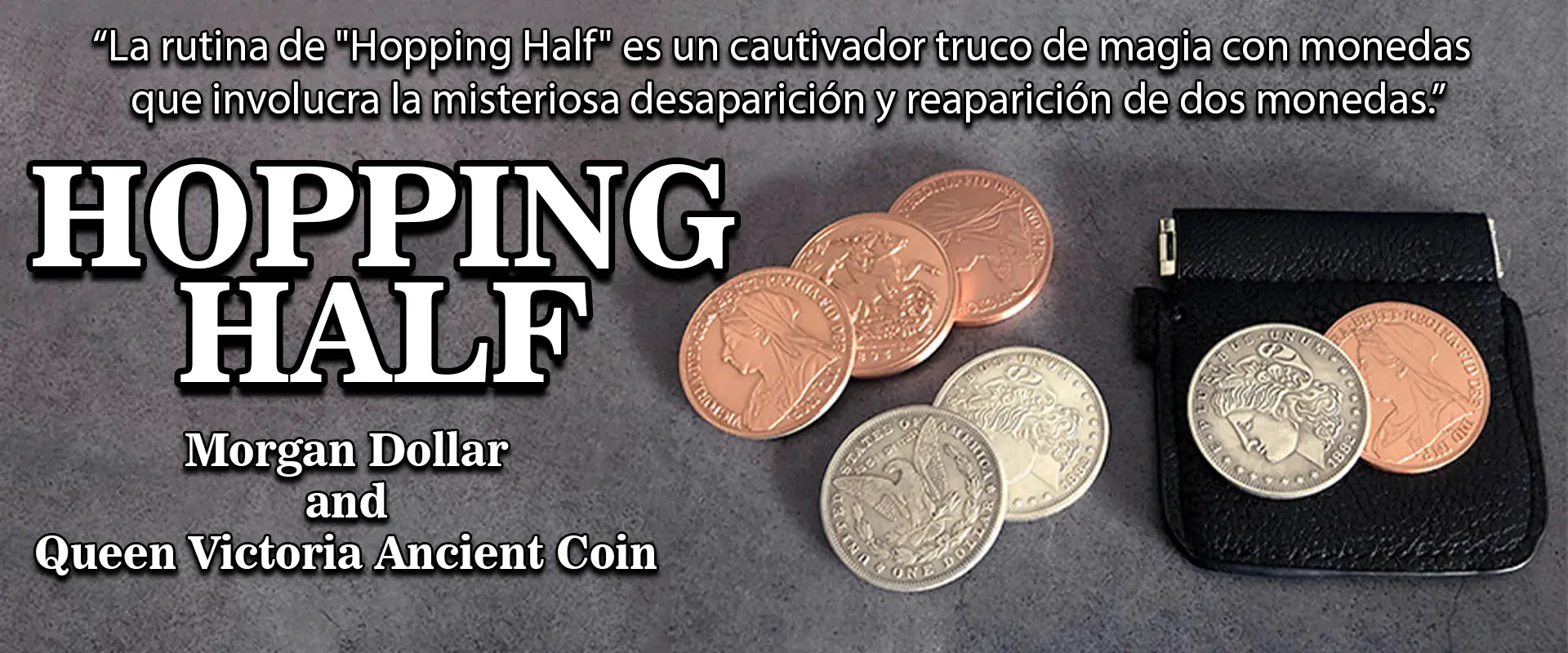 Tienda Mago Chams - Hopping Half Morgan and Queen Victoria Banner