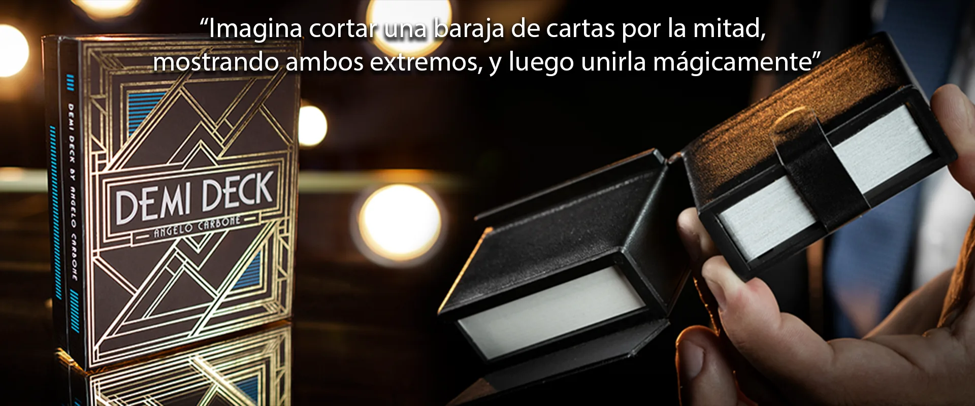Tienda Mago Chams - Demi Deck by Angelo Carbone Banner