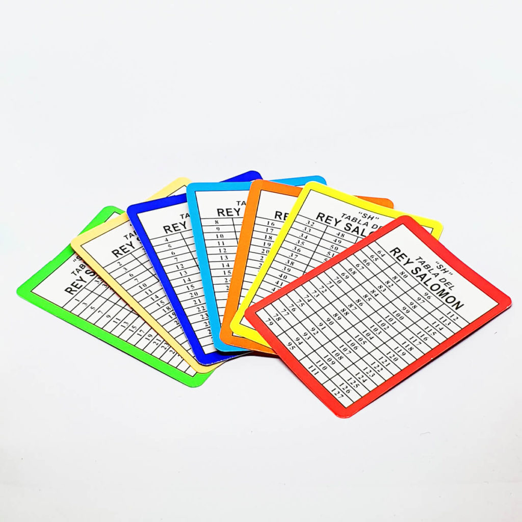 Tabla Light Rey Tablas del Rey Salomon - Tienda Mago Chams