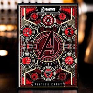 Avengers Red Edition Playing Cards by theory11