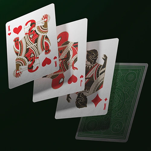 Tienda Mago Chams - Avengers Green Edition Playing Cards by theory11 2