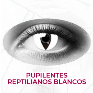 Pupilentes Reptilianos Blancos