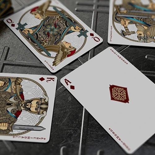 Tienda Mago Chams - Valhalla Viking Sapphire Playing Cards 2