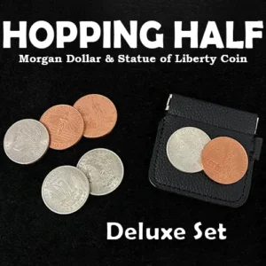 Hopping Half Statue of Liberty Ancient Coin Full