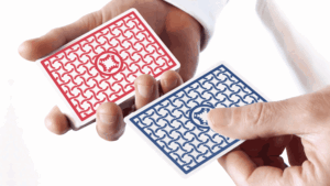 a TURN (Red) Playing Cards by Mechanic Industries