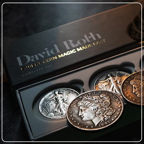 Tienda Mago Chams - David Roth Expert Coin Magic Complete Set by Murphy's Magic Supplies Full