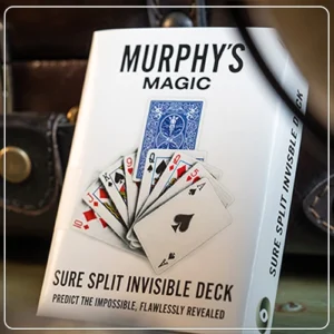A A SURE SPLIT Invisible Deck Bicycle by Murphy’s Magic