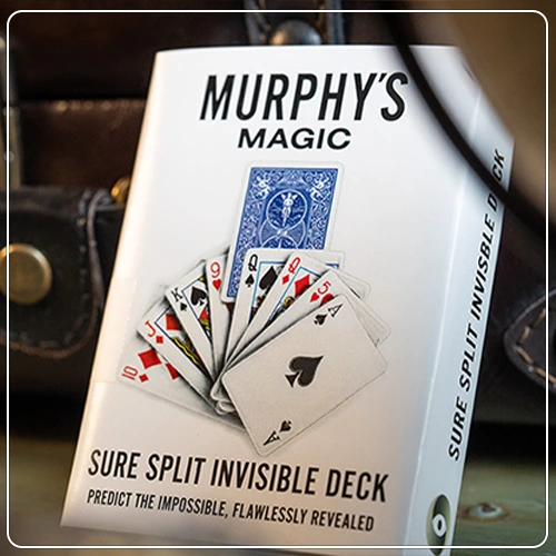 Tienda Mago Chams - SURE SPLIT Invisible Deck by Murphy's Magic Full