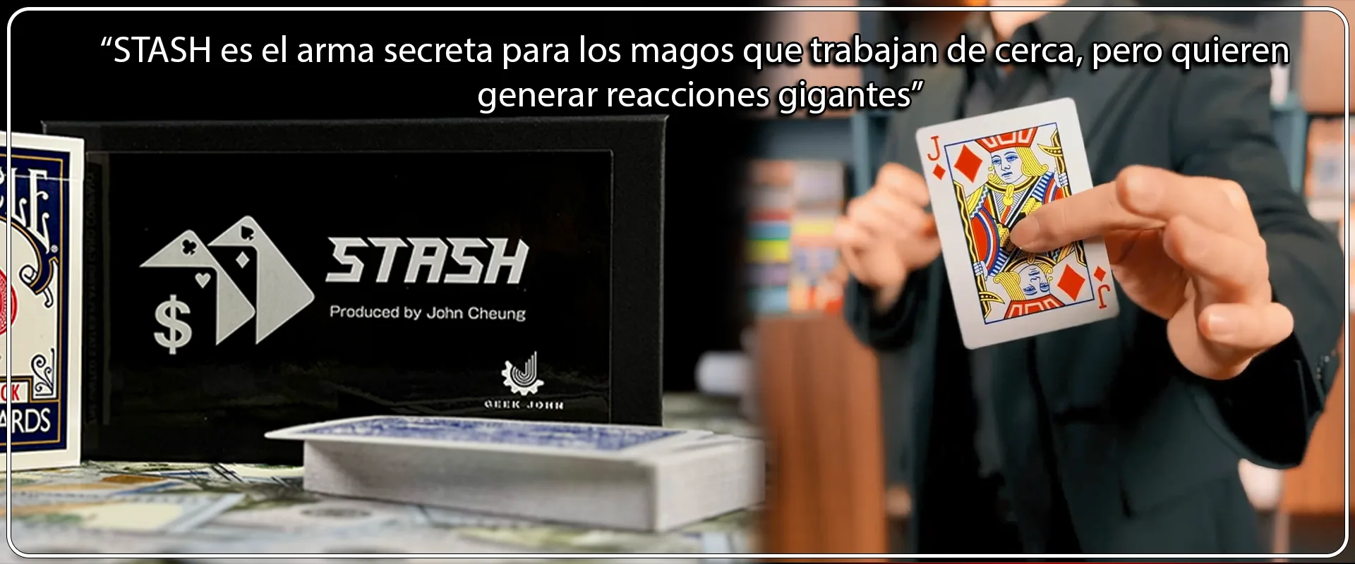 Tienda Mago Chams - Stash by Geek John Magic Banner