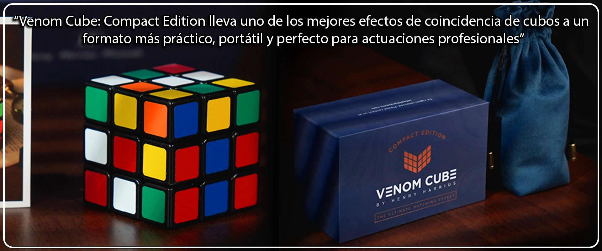 Tienda Mago Chams - Venom Cube Compact by Henry Harrius Banner